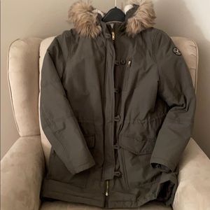 Sherpa lined military parka